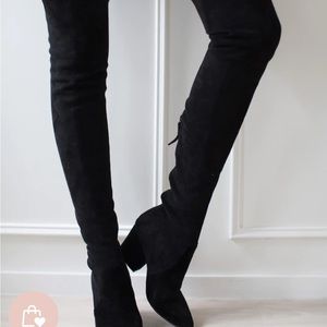 Goodnight macaroon over the knee boots